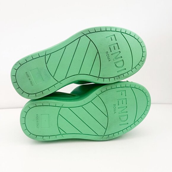 FENDI Nappa Fashion Show Platform 140mm Slide Sandals  Wedge - Picture 10 of 11